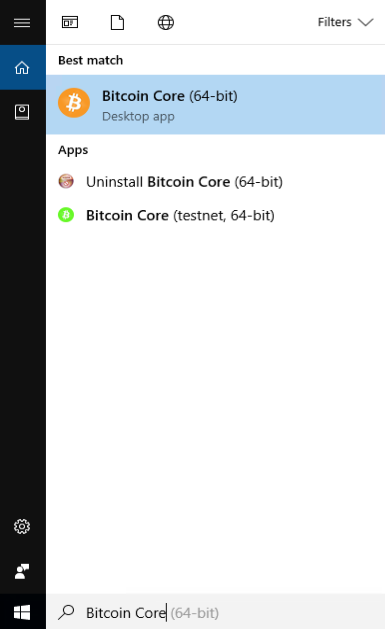 Starting Fabcoin Core